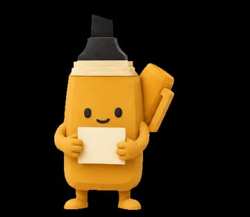 Intervala’s yellow marker companion holds a saved word.